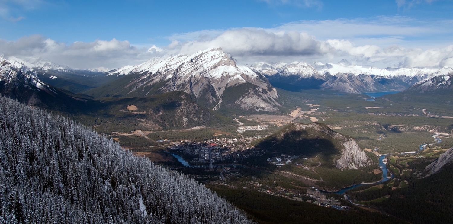 A Blue Sky Day, In The Bow River Valley