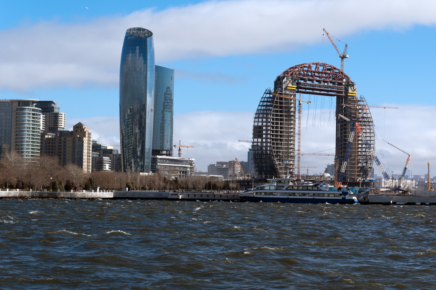 Construction On The Caspia 