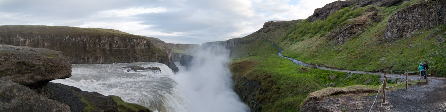 Couple At Gullfoss