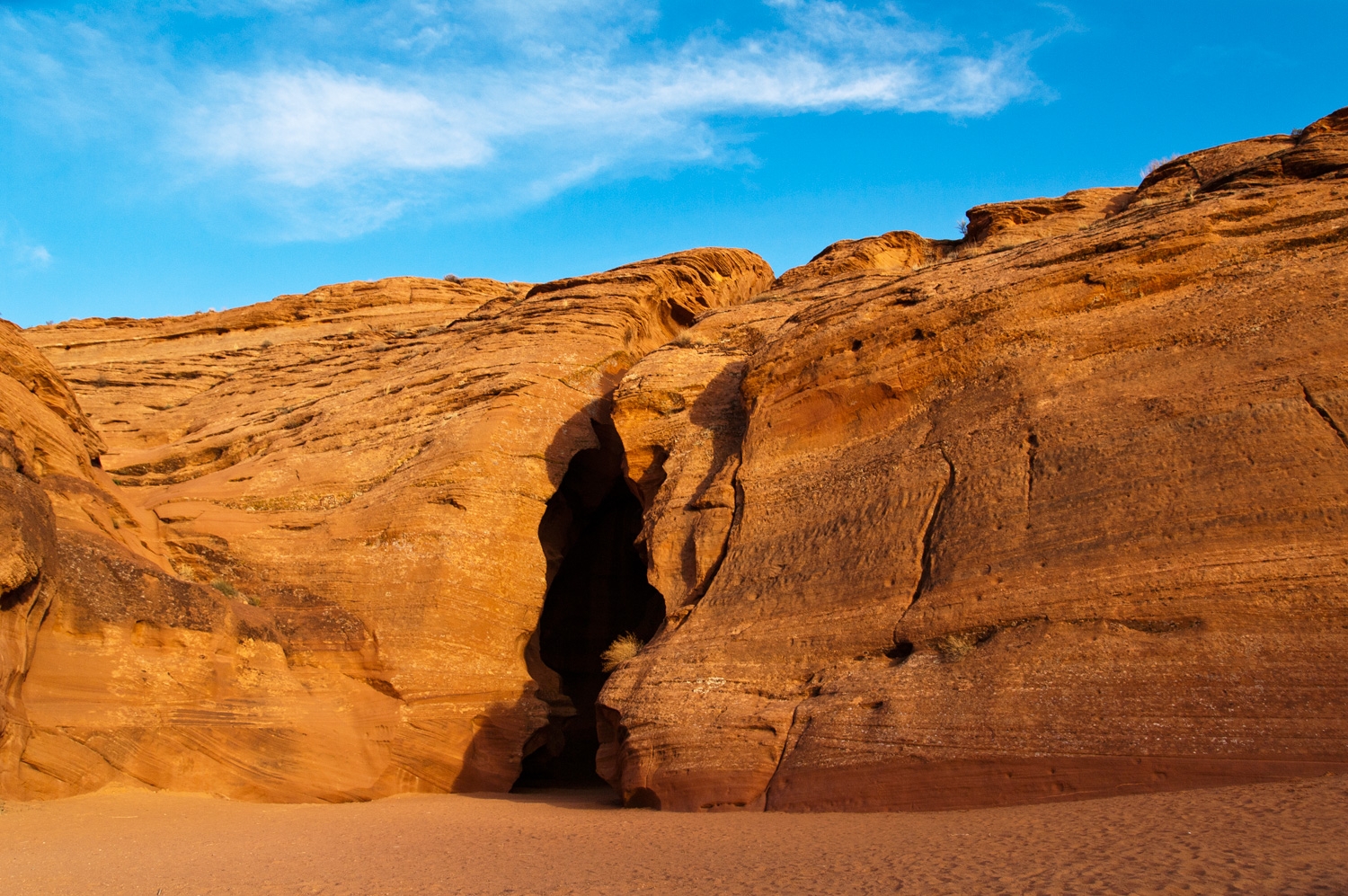 Entering Antelope Canyon