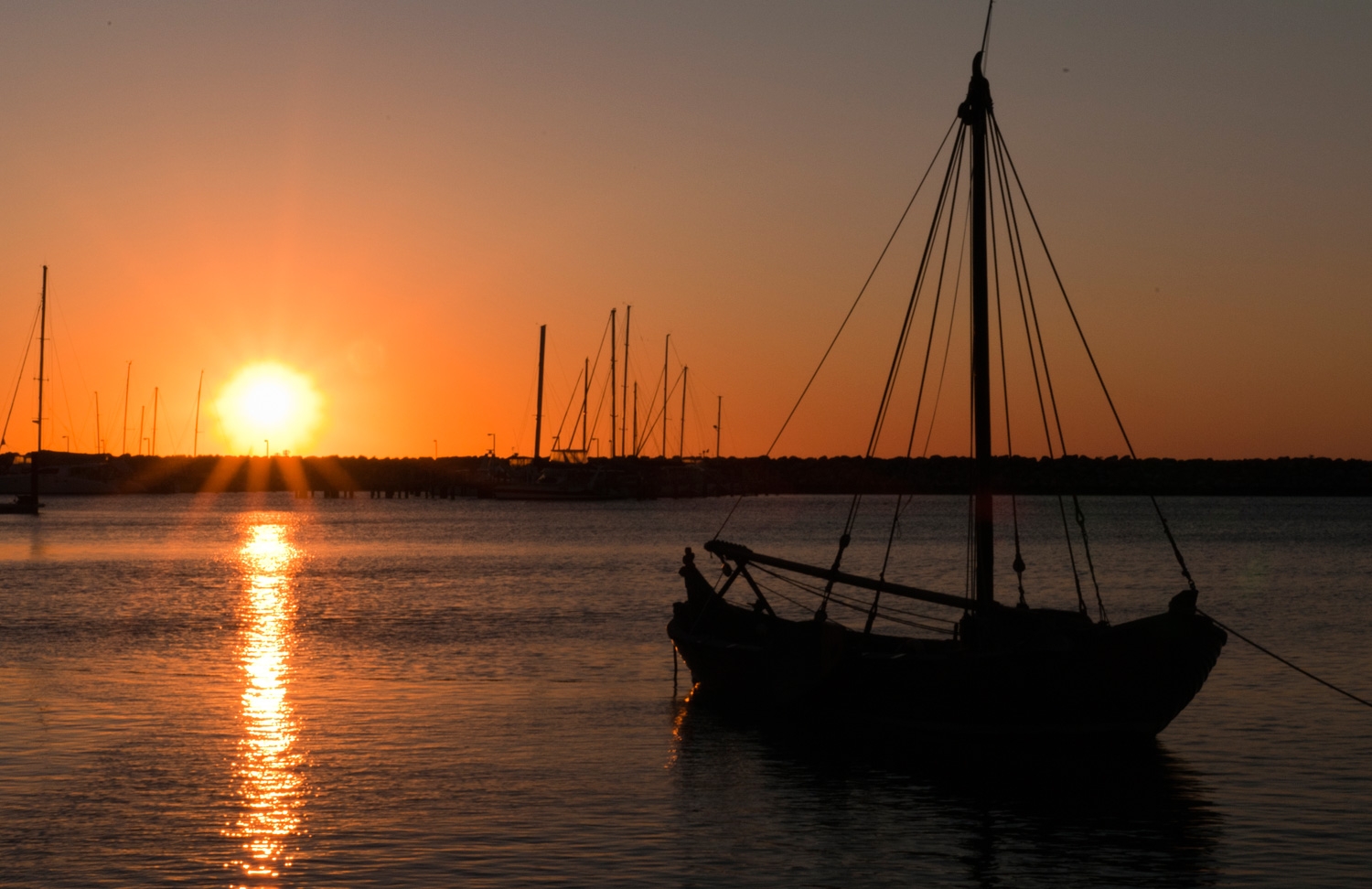 Geraldton Harbor Sunset