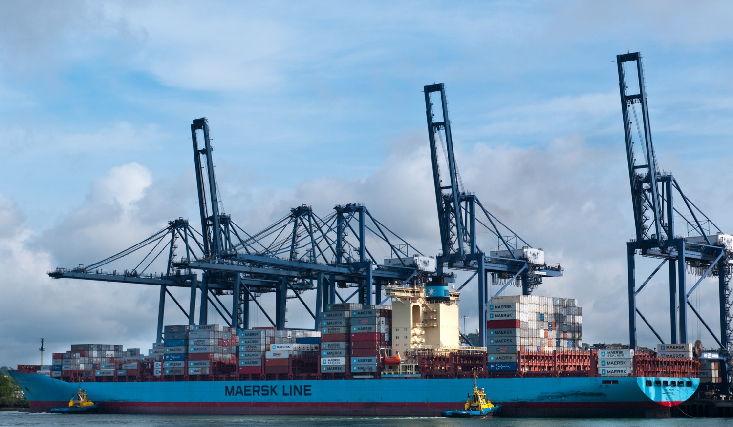 Loading Up The Maersk