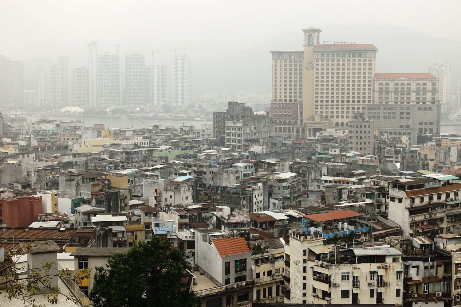 Macau Looking At The Chinese Side