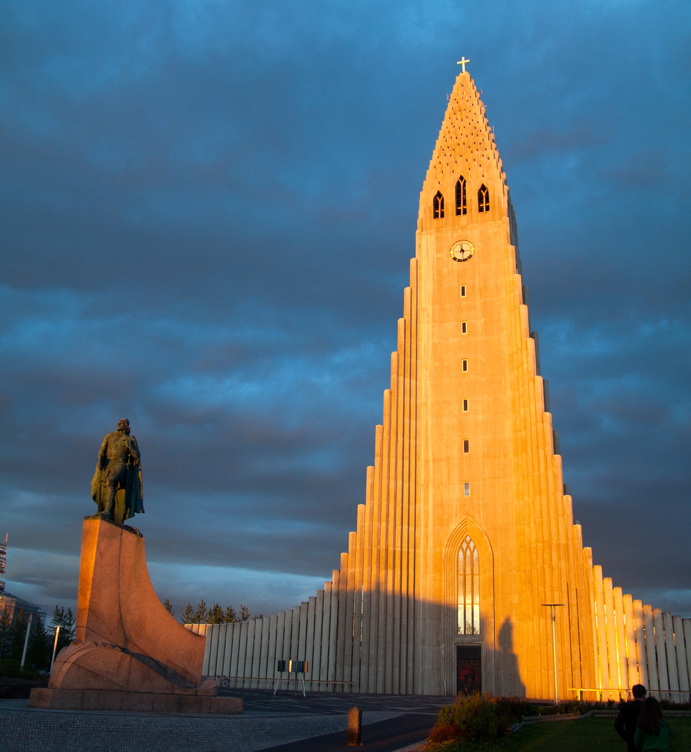 Midnight Sunset On Hallgrimskirkja