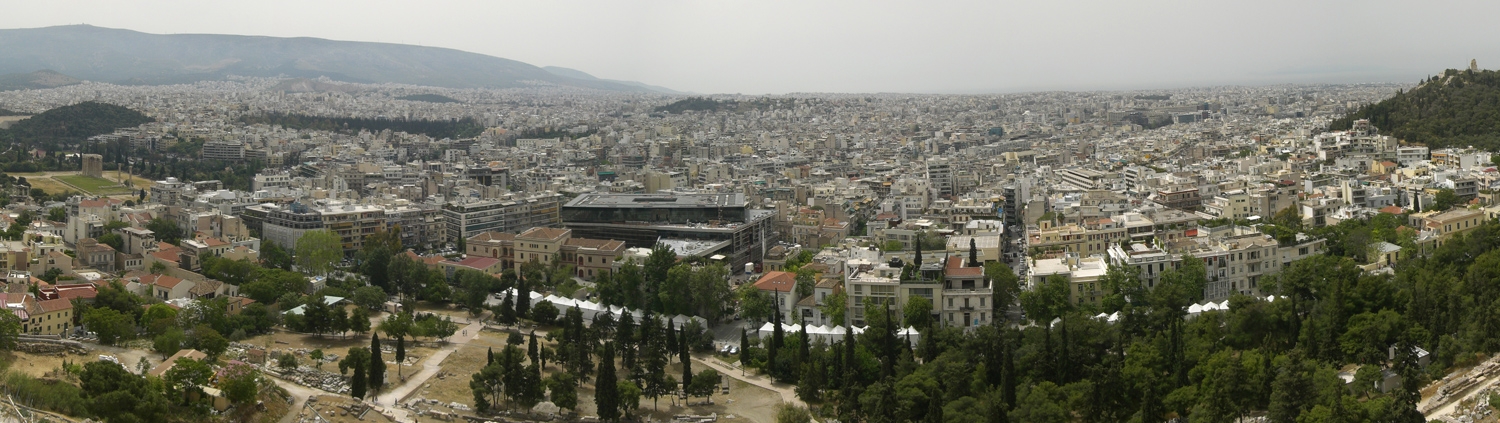 Overlooking Athens Greece