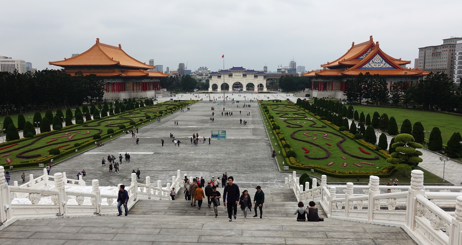 Overlooking Chiang Kai-shek Temple