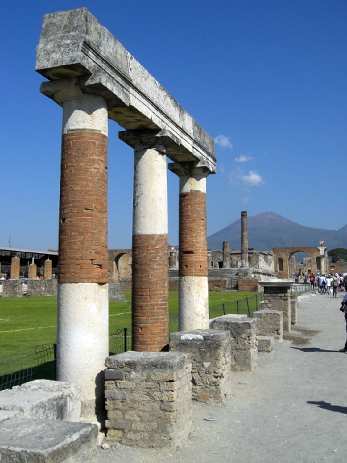 Pillars Leading To Vesuvius