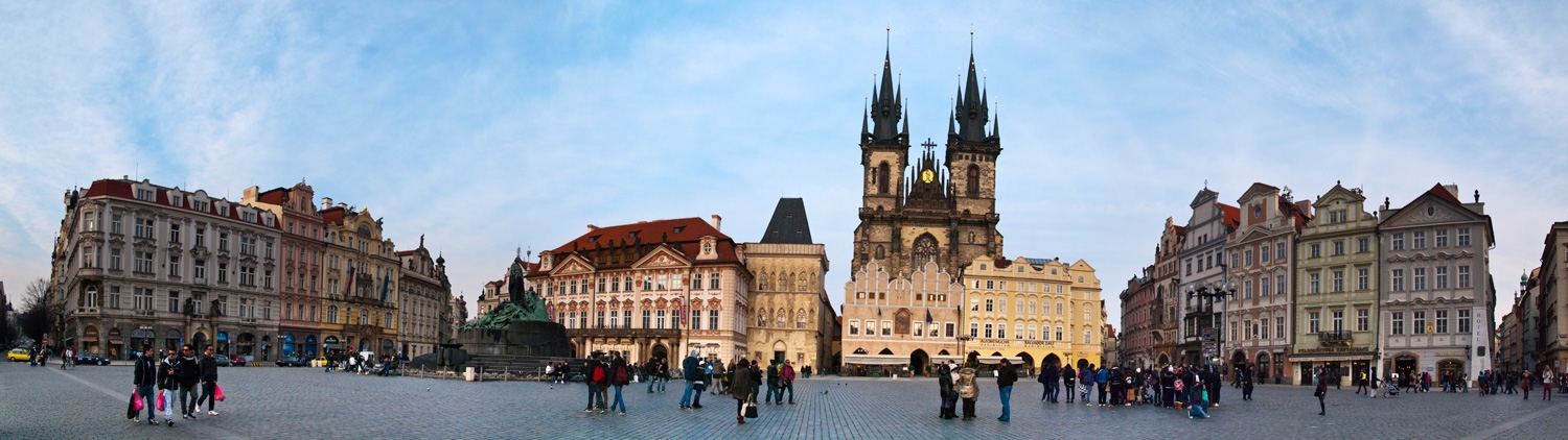 Prague Square Panorama