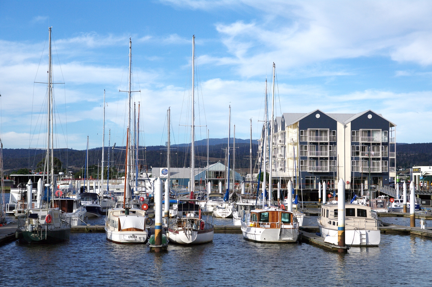 Sailboats Waiting For Wind