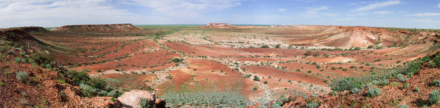 The Breakaways Conservation Park Panorama