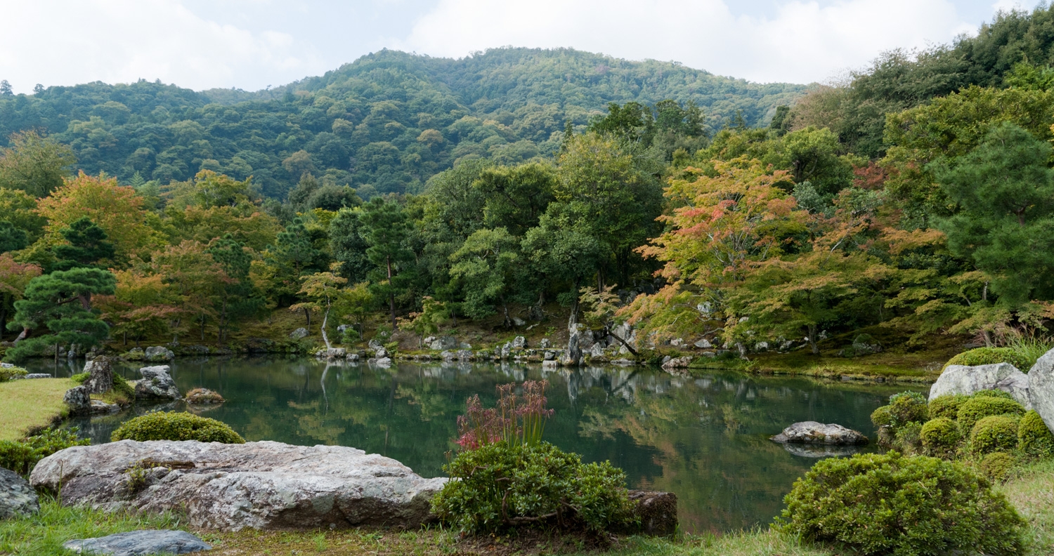 The Pond At Tenryu-ji Temple
