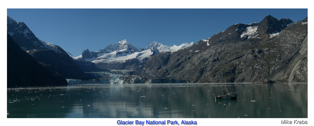 Glacier Bay Alaska Panorama