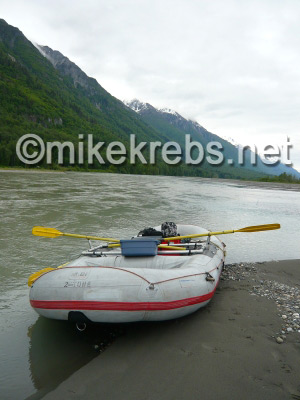 Rafting on the Chilkat Eagle tour in Alaska